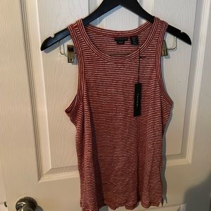 BNWT Tahari linen sleeveless shirt